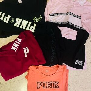 PINK Bundle Good Conditions Size Large